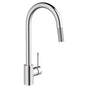 DXV - EtreE Single Handle Pull-Down Kitchen Faucet with Lever Handle - Polished Chrome