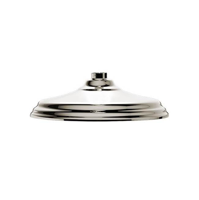 DXV - Traditional Single Function 8 in. Round Rain Can Showerhead - Satin Brass
