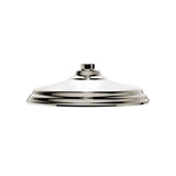 DXV - Traditional Single Function 8 in. Round Rain Can Showerhead - Satin Brass