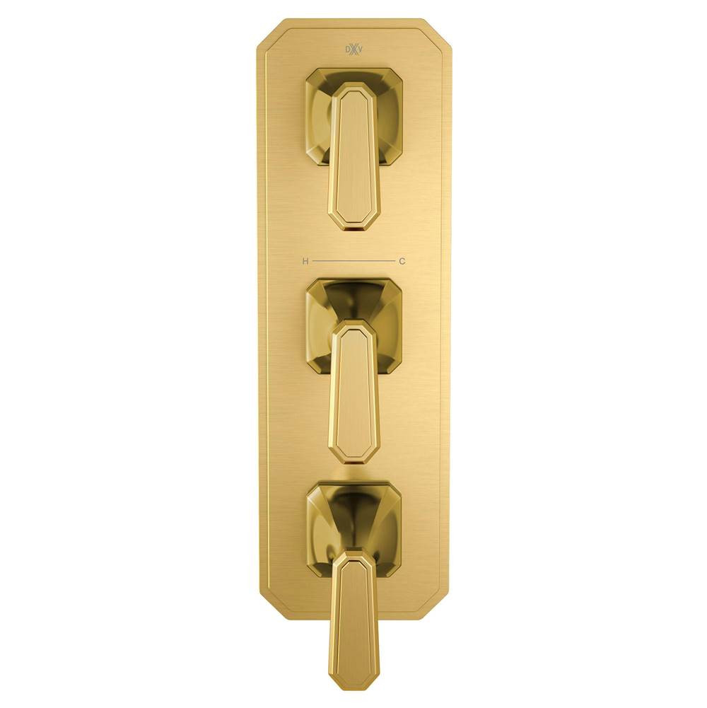 Belshire 3-Handle Thermostatic Valve Trim Only with Lever Handles