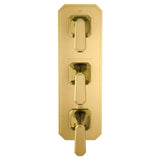 Belshire 3-Handle Thermostatic Valve Trim Only with Lever Handles