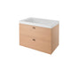 DXV - DXV Modulus 36 in. Two-Drawer Single Vanity Only - Natural Oak