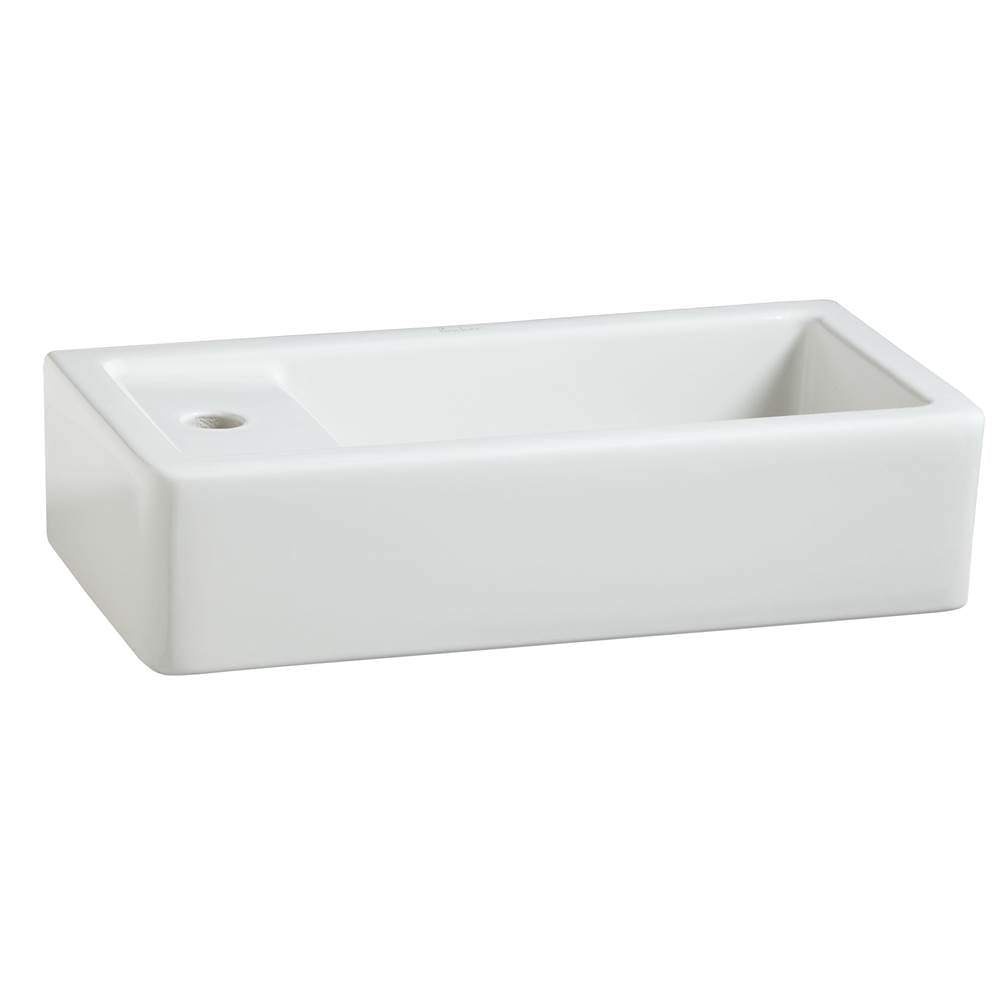 Cossu 20 in. Sink, 1-Hole with Left-Hand Drain
