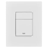 DXV - Cosmopolitan Dual Flush Actuator Plate - Canvas White