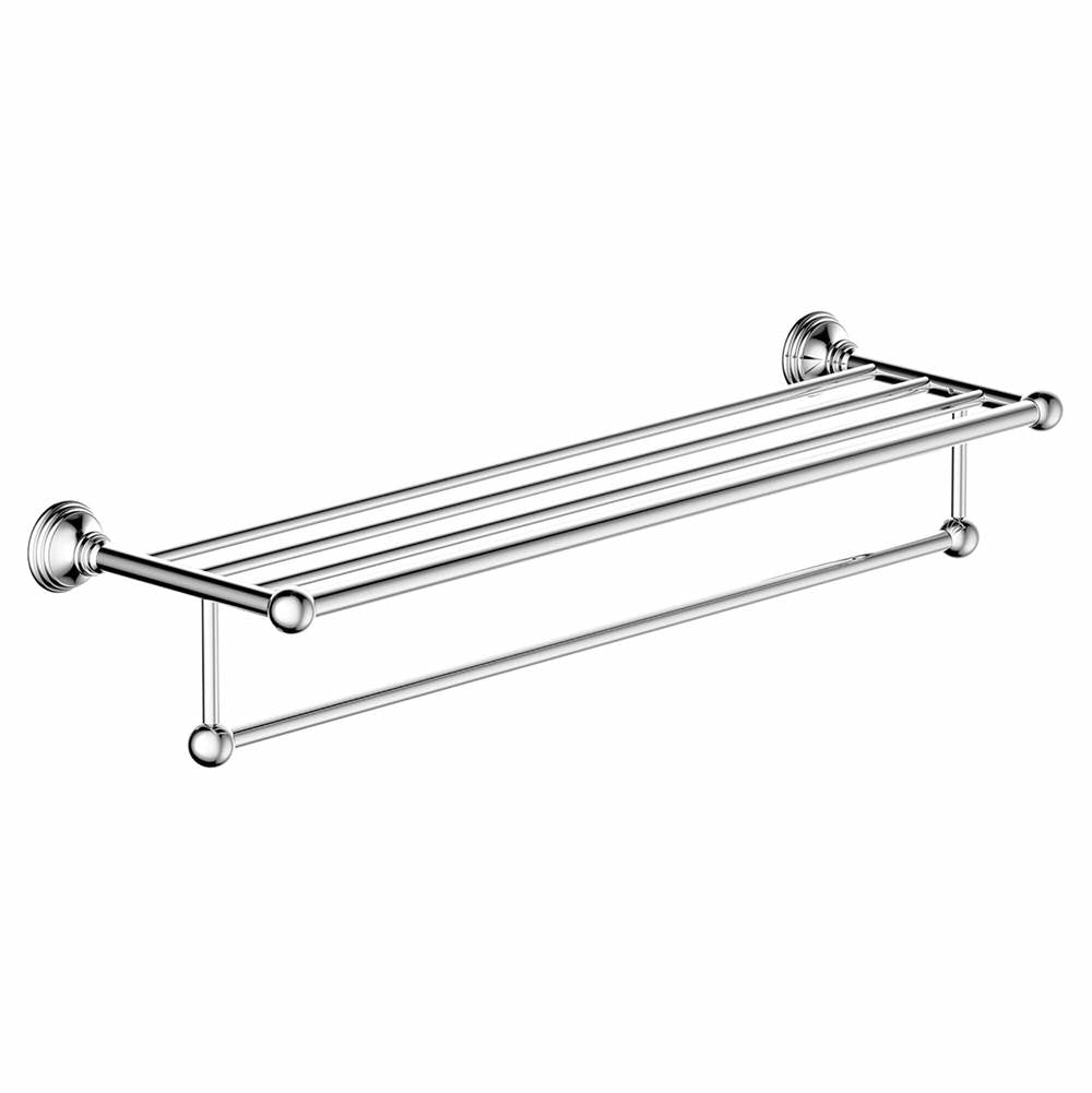 DXV - Traditional 24 in. Towel Shelf - Platinum Nickel