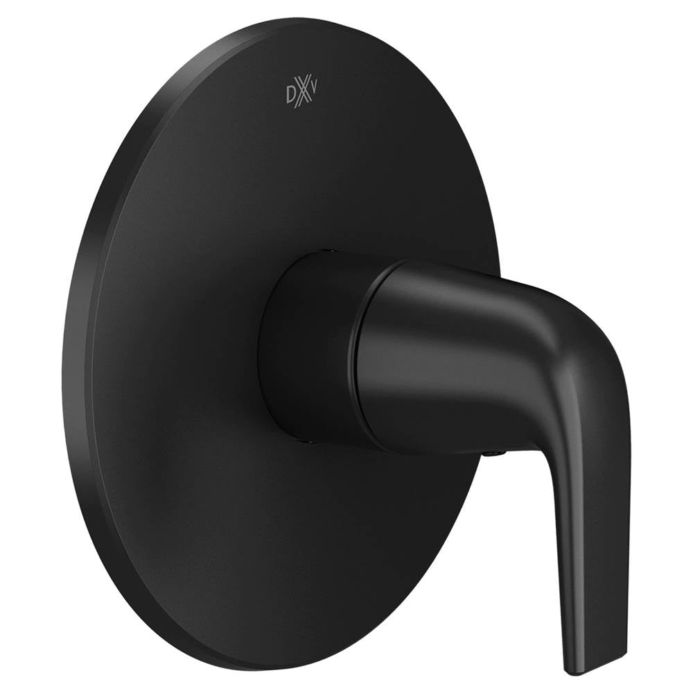 DXV - DXV Modulus Single Handle Pressure Balance Valve Trim Only with Lever Handle - Matte Black