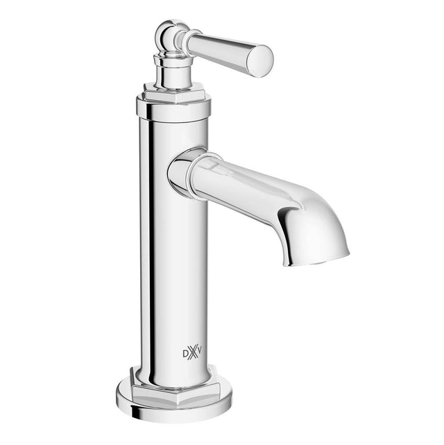 DXV - Oak Hill Single Handle Bathroom Faucet with Lever Handle - Polished Chrome
