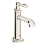 DXV - Oak Hill Single Handle Bathroom Faucet with Lever Handle - Platinum Nickel
