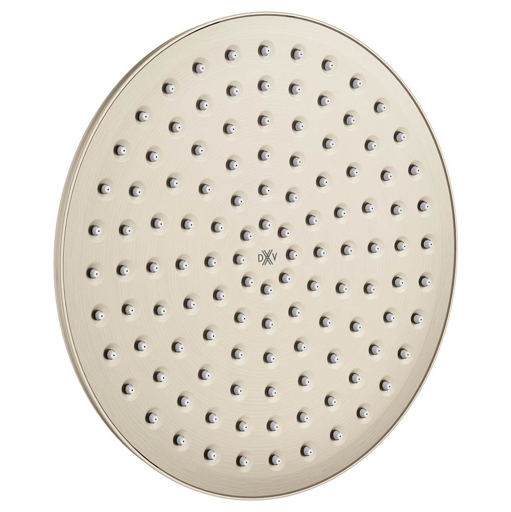 DXV - Oak Hill Single Function 10 in. Round Rain Can Showerhead - Brushed Nickel