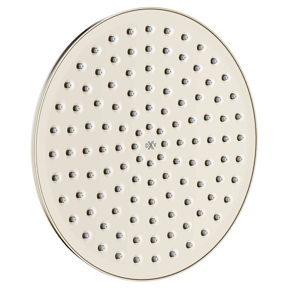 DXV - Oak Hill Single Function 10 in. Round Rain Can Showerhead - Platinum Nickel