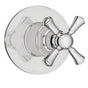 DXV - Oak Hill 3/2 or 4/3 Diverter Valve Trim Only with Cross Handle - Satin Brass