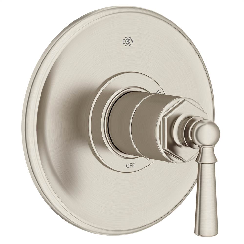 DXV - Oak Hill Single Handle Pressure Balance Valve Trim Only with Lever Handle - Brushed Nickel