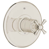 DXV - Oak Hill Single Handle Pressure Balance Valve Trim Only with Cross Handle - Platinum Nickel