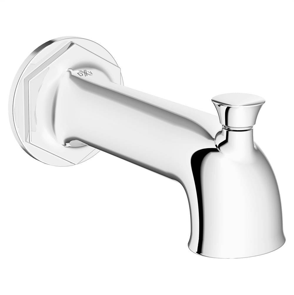 DXV - Oak Hill Wall Mount Bathtub Spout with Diverter - Polished Chrome