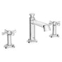 DXV - Oak Hill 2-Handle Widespread Bathroom Faucet with Cross Handles - Polished Chrome