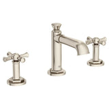 DXV - Oak Hill 2-Handle Widespread Bathroom Faucet with Cross Handles - Brushed Nickel