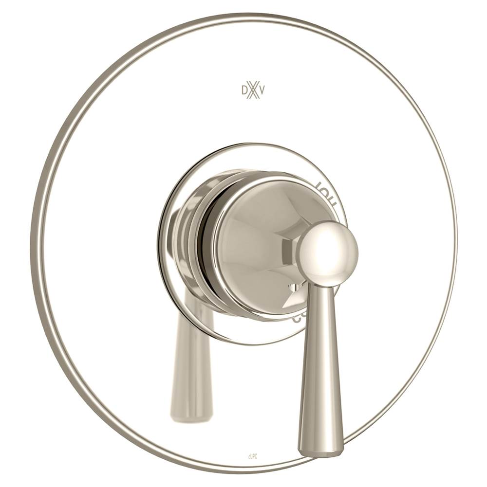 DXV - Fitzgerald Single Handle Pressure Balance Valve Trim Only with Lever Handle - Platinum Nickel