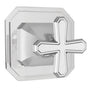 DXV - Belshire 3/2 or 4/3 Diverter Valve Trim Only with Cross Handle - Satin Brass