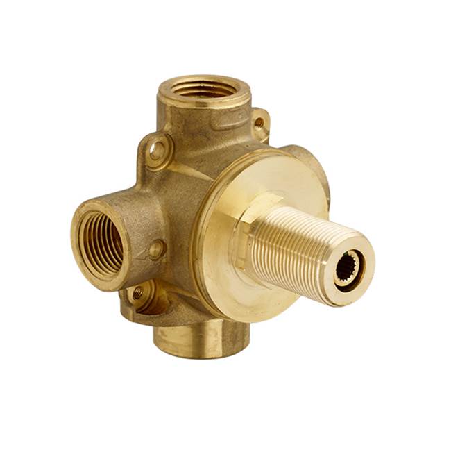 DXV - 4/3 Port Diverter Rough Valve Only - Unfinished