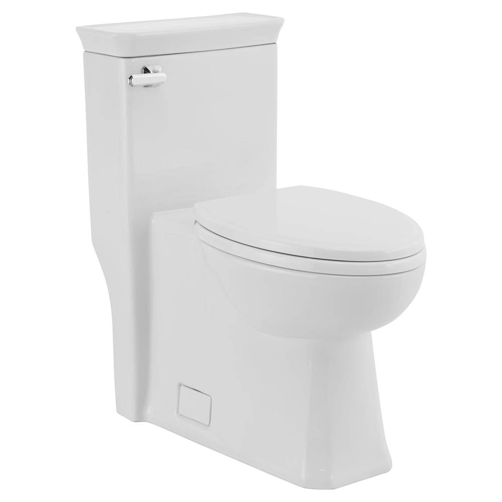 DXV - Belshire One-Piece Chair Height Elongated Toilet with Seat - Canvas White