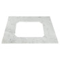 DXV - Belshire 30 in. Carrara Marble Vanity Top, No Hole - Carrara Marble
