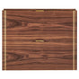 DXV - Belshire 30 in. Single Vanity Only with Hidden Interior Drawer - Warm Walnut