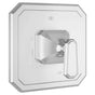 DXV - Belshire Single Handle Pressure Balance Valve Trim Only with Lever Handle - Polished Chrome