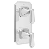 DXV - Belshire 2-Handle Thermostatic Valve Trim Only with Lever Handles - Polished Chrome