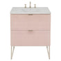 DXV - Belshire Vanity Legs - Platinum Nickel