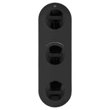 DXV - DXV Modulus 3-Handle Thermostatic Valve Trim Only - Matte Black
