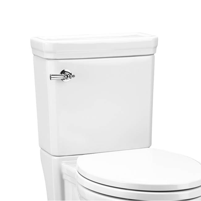 DXV - Single Flush Left-Hand Trip Lever Toilet Tank Only - Canvas White