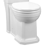 DXV - Fitzgerald Chair Height Round Front Toilet Bowl with Seat - Canvas White