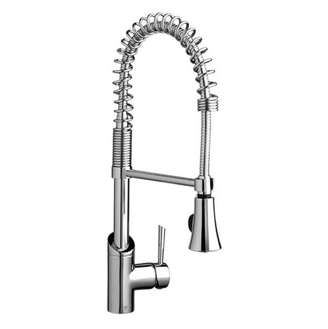 DXV - Fresno Single Handle Culinary Kitchen Faucet with Lever Handle - Ultrasteel