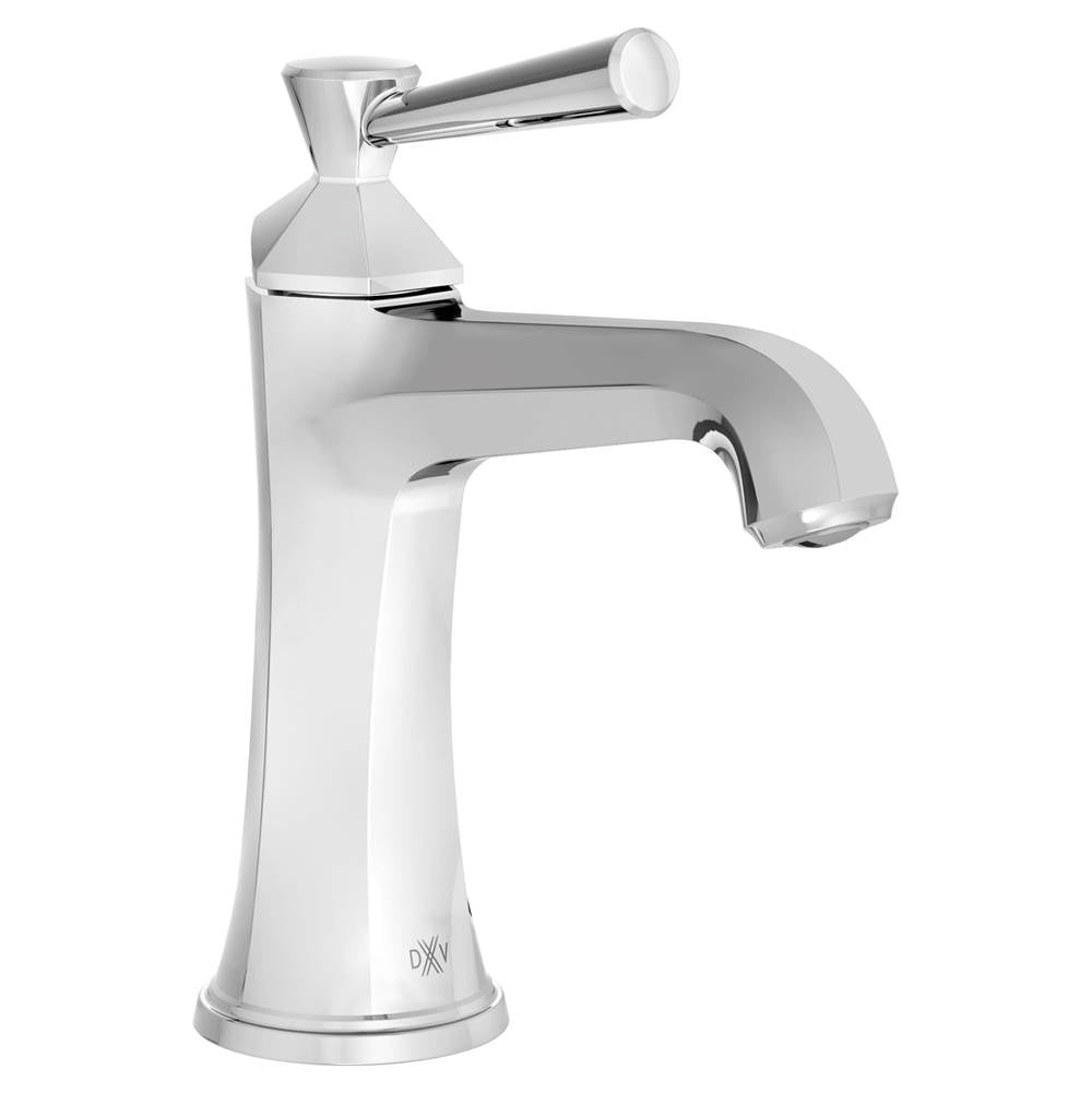 DXV - Fitzgerald Single Handle Bathroom Facuet with Lever Handle - Polished Chrome