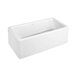 DXV - Hillside 30 in. Apron Kitchen Sink with Offset Drain - Canvas White