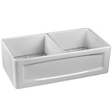 DXV - Hillside 33 in. Apron Kitchen Sink with Center Drain - Canvas White