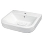 DXV - Equility Wall-Hung Sink, 1-Hole - Canvas White
