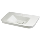 DXV - Equility 33 in. Sink, 1-Hole - Canvas White