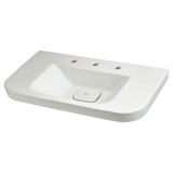 DXV - Equility 33 in. Sink, 3-Hole - Canvas White