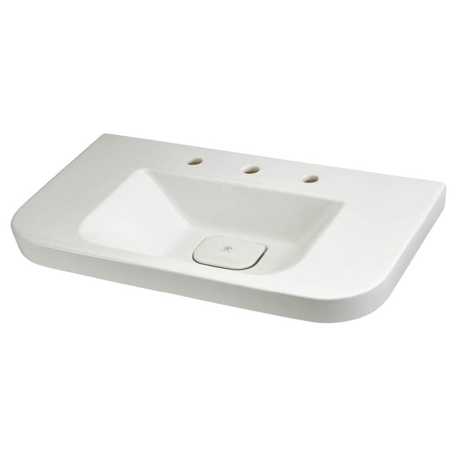 DXV - Equility 33 in. Sink, 3-Hole - Canvas White