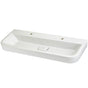 DXV - Equility 47 in. Sink, 2 Single Hole - Canvas White