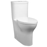 DXV - Equility One-Piece Dual Flush Chair Height Elongated Toilet with Seat - Canvas White