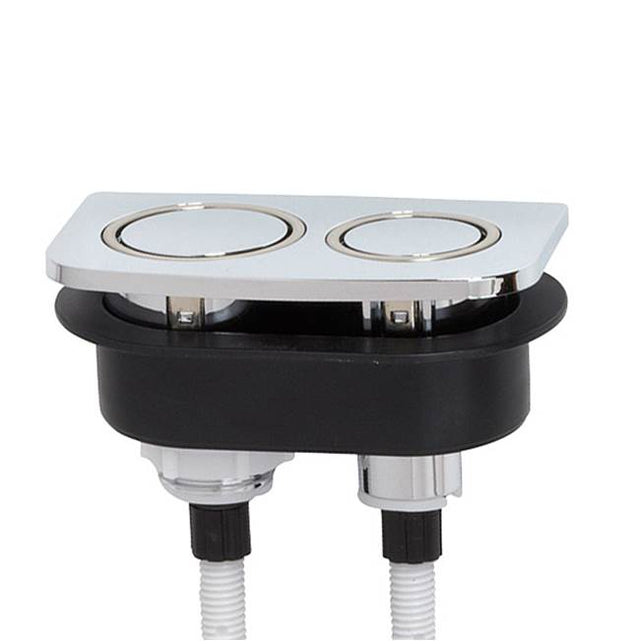DXV - Dual Flush Push Button - Brushed Nickel