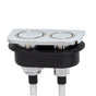 DXV - Dual Flush Push Button - Brushed Nickel