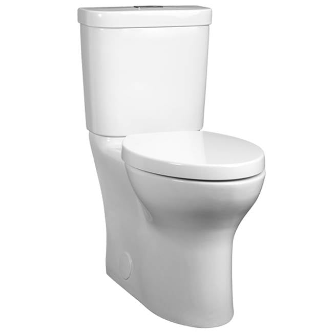 DXV - Equility Two-Piece Dual Flush Chair Height Elongated Toilet with Seat - Canvas White