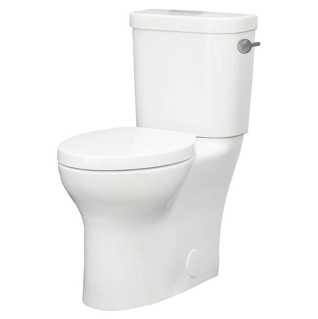 DXV - Equility Two-Piece Chair Height Right Hand Trip Lever Elongated Toilet with Seat - Canvas White