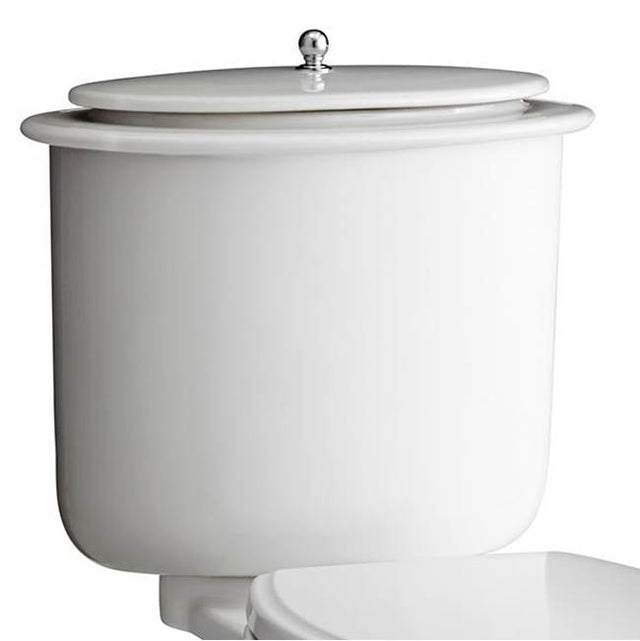 DXV - Single Flush Pull Knob Toilet Tank Only - Canvas White