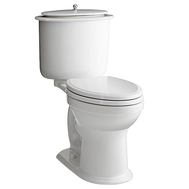 DXV - Oak Hill Two-Piece Chair Height Elongated Toilet with Seat - Canvas White