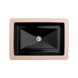 DXV - POP Rectangular Sink - Black