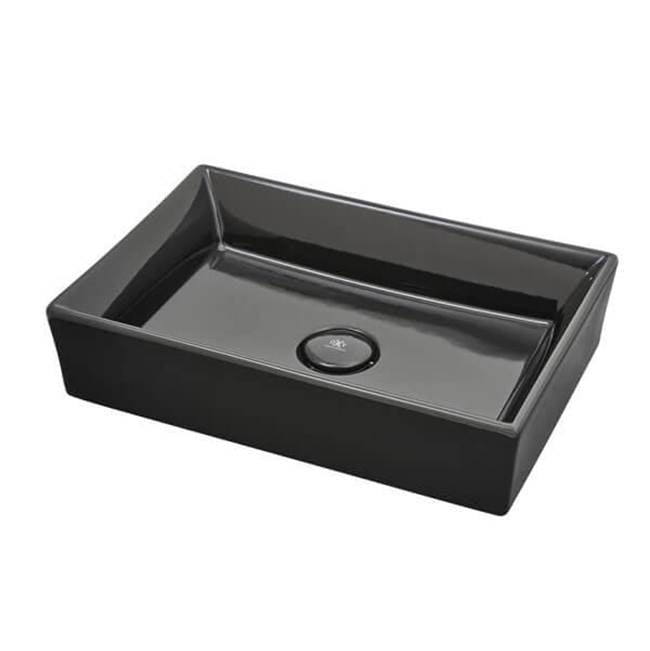 DXV - POP Rectangular Vessel Sink - Black
